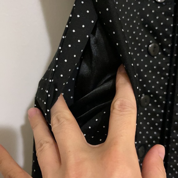 PUG Blk/wht button up dress Colette - Picture 16 of 17